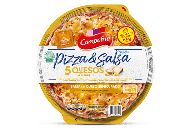 Pizza & Salsa 5 Quesos