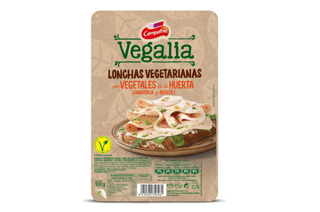 Vegalia Lonchas Vegetarianas — Zanahoria y Brócoli
